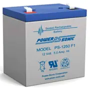 Batería PowerSonic PS-1250 12V 5Ah sellada recargable para UPS y sistemas de respaldo