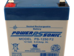 Batería PowerSonic PS-1250 12V 5Ah sellada recargable para UPS y sistemas de respaldo