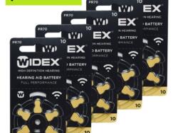 PROMOCIÓN 5 BLÍSTER PILA N°10 WIDEX AUDITIVA