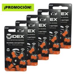 PROMOCIÓN 5 BLÍSTER PILA N°13 WIDEX AUDITIVA