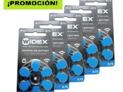 PROMOCIÓN 5 BLÍSTER  PILA N°675 WIDEX AUDITIVA