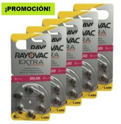 PROMOCIÓN 5 BLÍSTER PILA Nº10 RAYOVAC AUDITIVA