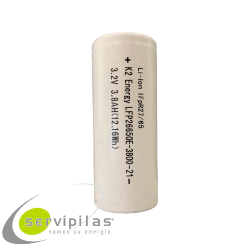 BATERÍA LFP26650 3.2V 3800mAh
