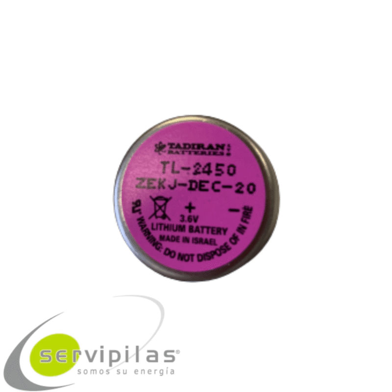 PILA ER2450T OMNICEL TL-2450 TADIRAN 3.6V REEMPLAZA A TL-5186 Y A ER22G68