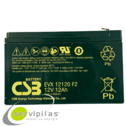 BATERíA EVX12120 CSB 12V 12AH