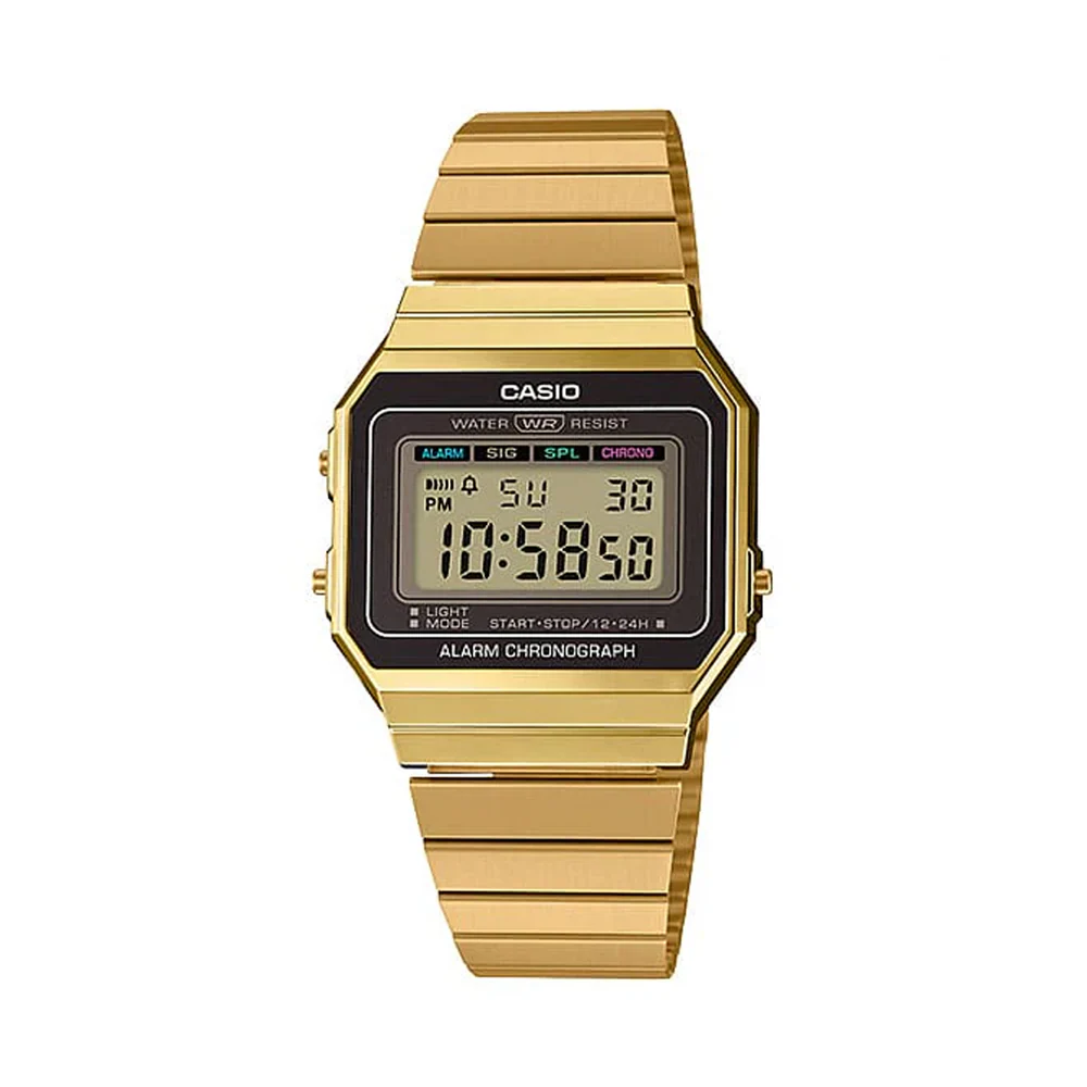 Reloj Casio digital pulso metálico dorado referencia A700WG-9ADF