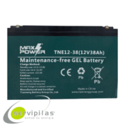 BATERÍA PARA MOTO ELÉCTRICA MAX POWER TNE12 GEL 12V 38AH