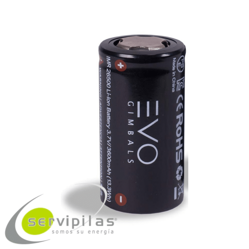 BATERÍA EVO IMR 26500 3.7V 3600mAh