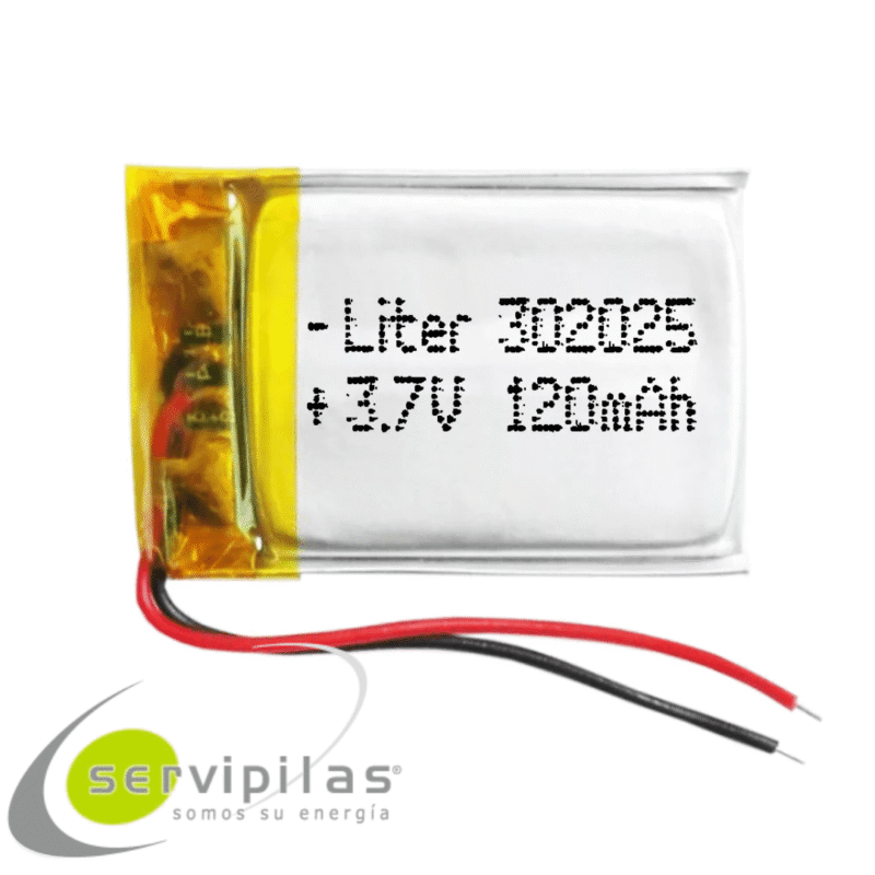 BATERIA LIPO 302025 3.7V 120mAh
