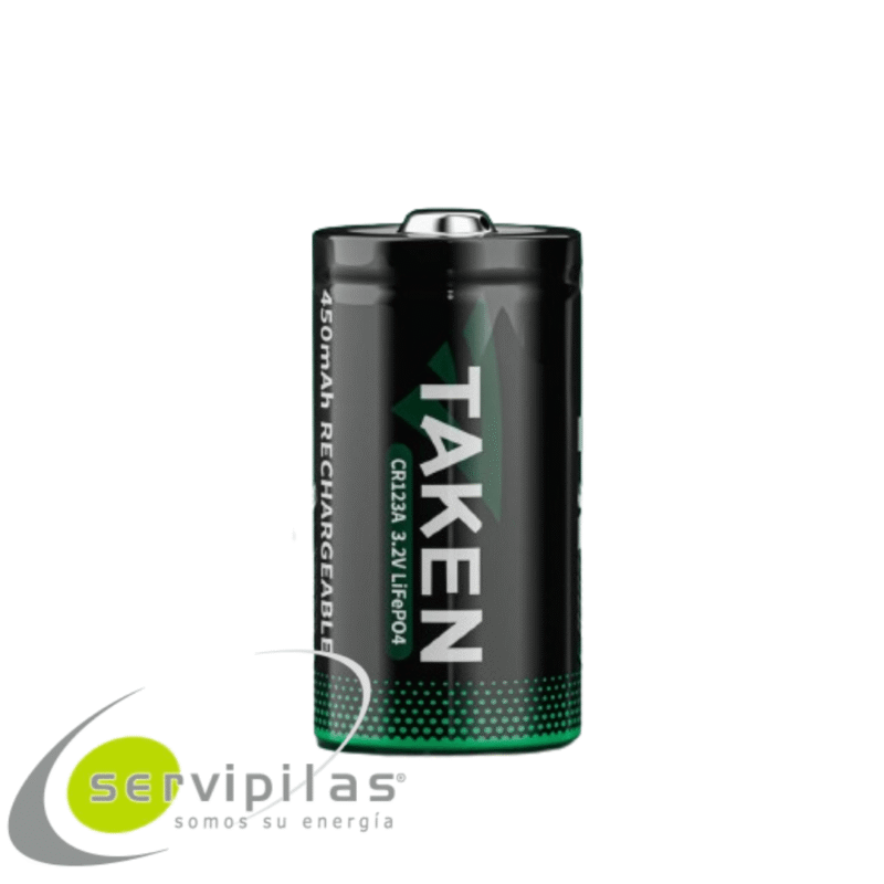 BATERÍA CR123A TAKEN 3.2V 450mAh