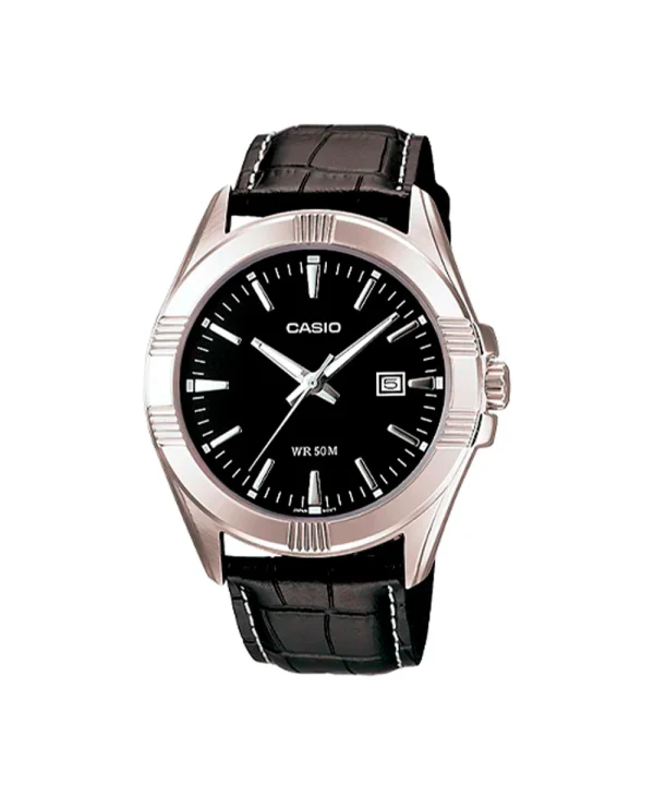 Reloj-Casio-Pulso-Cuero-Negro-Referencia-MTP-1308L-1AVDF