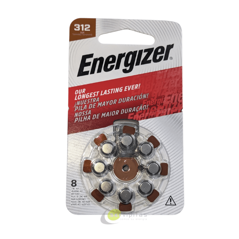 PILA N°312 ENERGIZER AUDITIVA