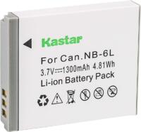 Batería para Canon NB-6L, NB-6LH y PowerShot SD770 IS, SX170 IS, SX260 HS, SX280 HS, SX500 IS, SX510 HS, SX520 HS, SX530 HS, SX600 HS, SX6100 HS, SXI 700 HS, SX710