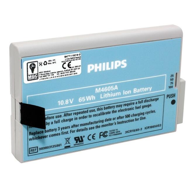 La batería M4605A de 10.8V para equipos Philips