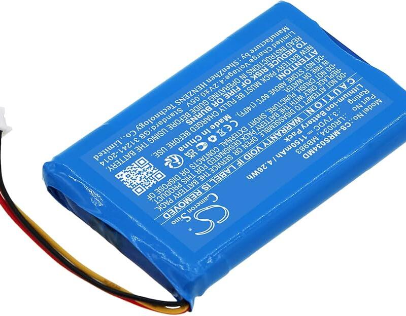 BATERIA PARA SPIROBANK II ESPIROMETRO SPIRODOCPN 970085, LR0034, MB983