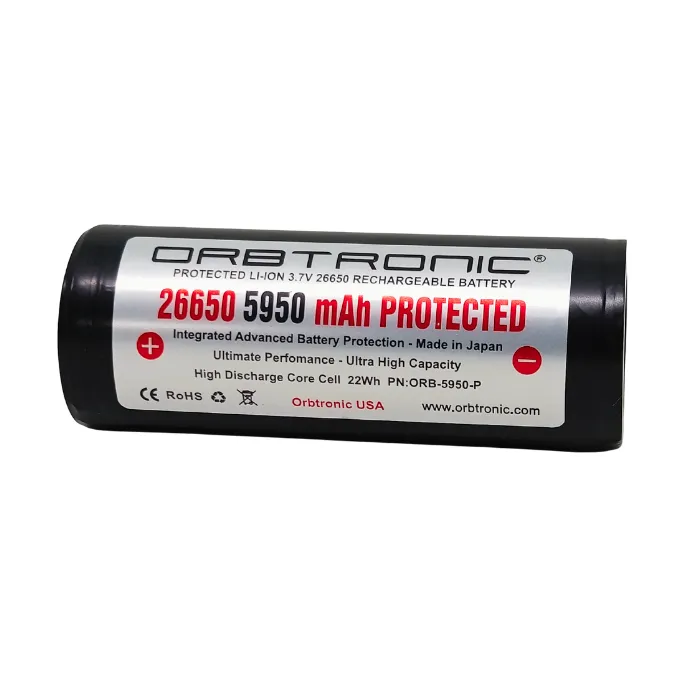 Batería Orbtronic 3.7V 5950mAh con circuito de protección recargable de litio