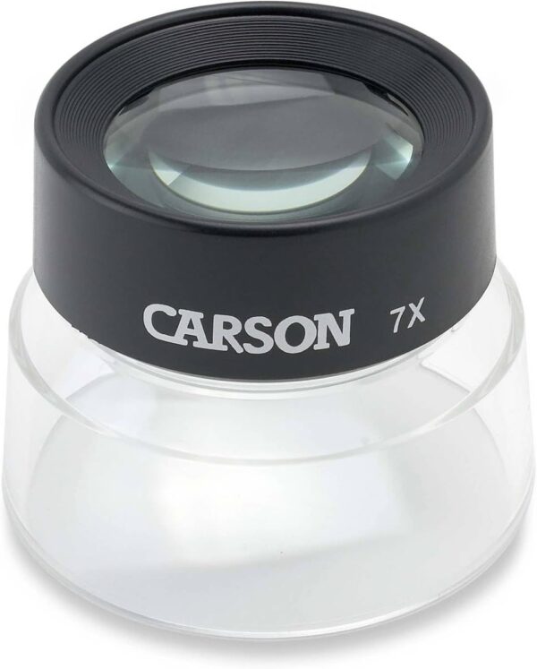 "Lupa Lumiloupe Carson 7X LL-77 con Luz LED - Herramienta Profesional para Detalle Extremo