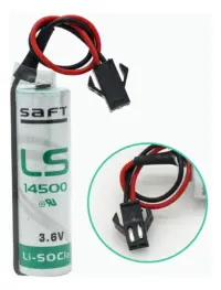 PILA LS14500 SAFT AA 3.6V CON CABLE