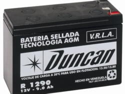 BATERÍA DUNCAN 12V 9AH