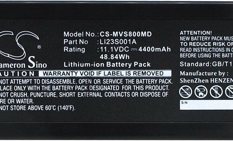 BATERIA PARA MINDRAY WATO EX-65 WATO EX-60 WATO EX25 VS-800 WATO EX-20 WATO EX-65 (4400 MAH/11.1V)