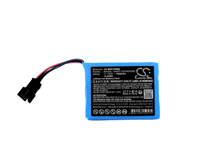 Bateria-recargable-de-11.1V-y-alta-capacidad-compatible-con-equipos-medicos-Medcaptain.png batería para Medcaptain MP-30 MP-60 SYS-6010 11.1V