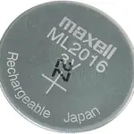 pila de botón maxell ml2016 recargable 3voltios