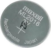 pila de botón maxell ml2016 recargable 3voltios