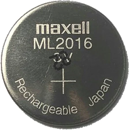 pila de boton maxell ml2016 recargable
