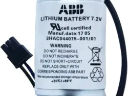 Pila ABB 3HAC044075-001/01 7.2V 3600mAh para Robot CPU SMB