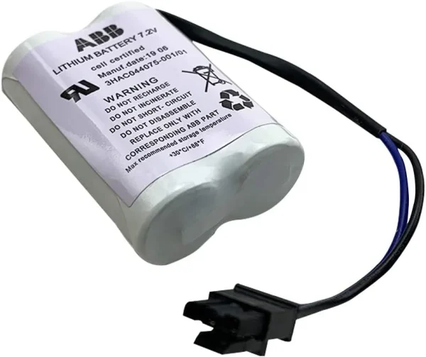 Pila ABB 3HAC044075-001/01 7.2V 3600mAh para Robot CPU SMB