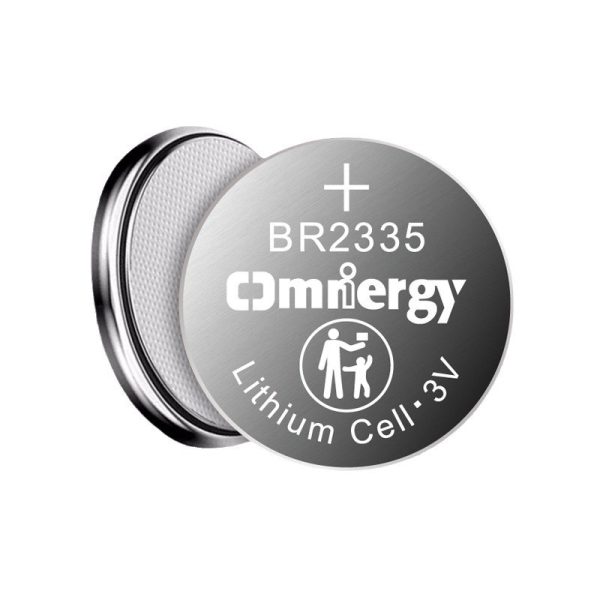 Pila BR2335 OmniEnergy 3V. Batería de litio industrial de larga duración ideal para sensores, PLC y dispositivos electrónicos de alto rendimiento.