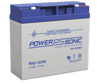 BATERÍA PDC-12200 POWERSONIC 12V 20AH B