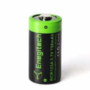 BATERÍA RCR123A ENEGITECH 3.7V 750mAh
