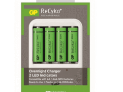 CARGADOR GP *4 AA RECYKO 2100 USB