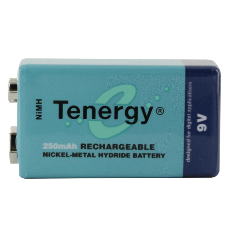 BATERÍA 9V TENERGY RECARGABLE 250mAh NiMH