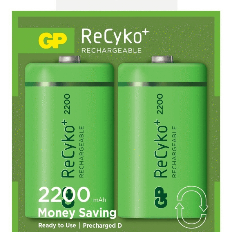 BATERÍA D GP RECARGABLE 2200mAh