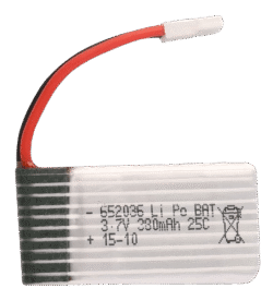 BATERÍA LIPO 652036 3.7V 380mAh