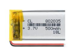 BATERÍA LIPO 802035 3.7V 500mAh