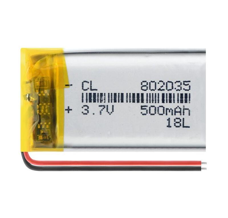 BATERÍA LIPO 802035 3.7V 500mAh