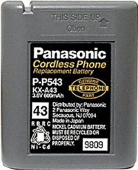 BATERÍA P-P543 PANASONIC (Nº43
