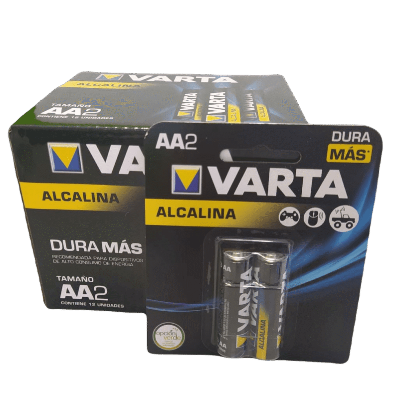 CAJA DE 12 BLÍSTER AA VARTA