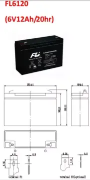 BATERÍA NT6120 NETION 6V 12AH - Image 3