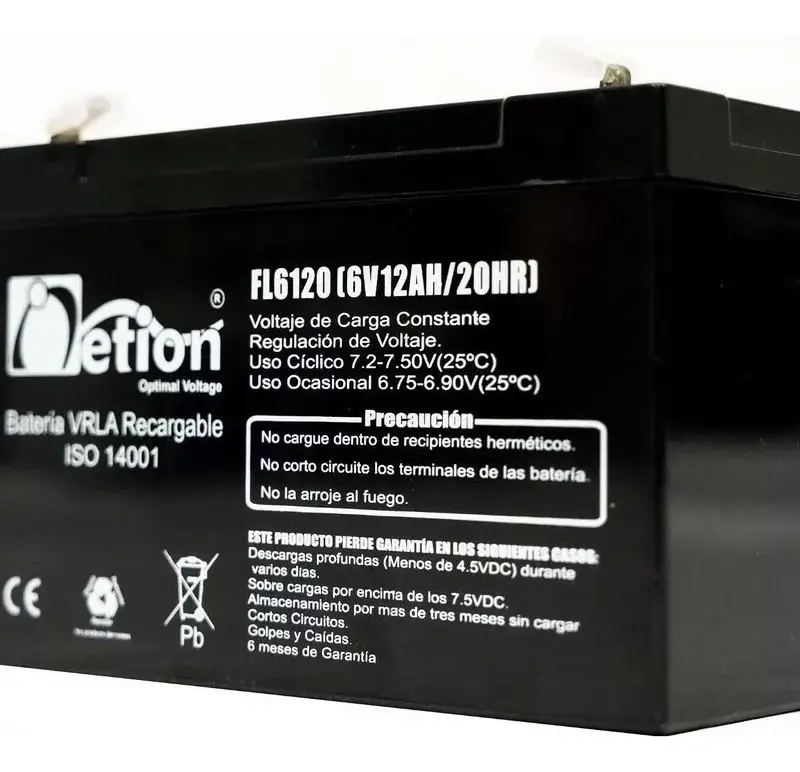 BATERÍA NT6120 NETION 6V 12AH - Image 2