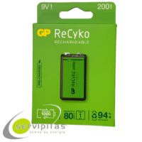 BATERÍA 9V GP RECARGABLE 200mAH