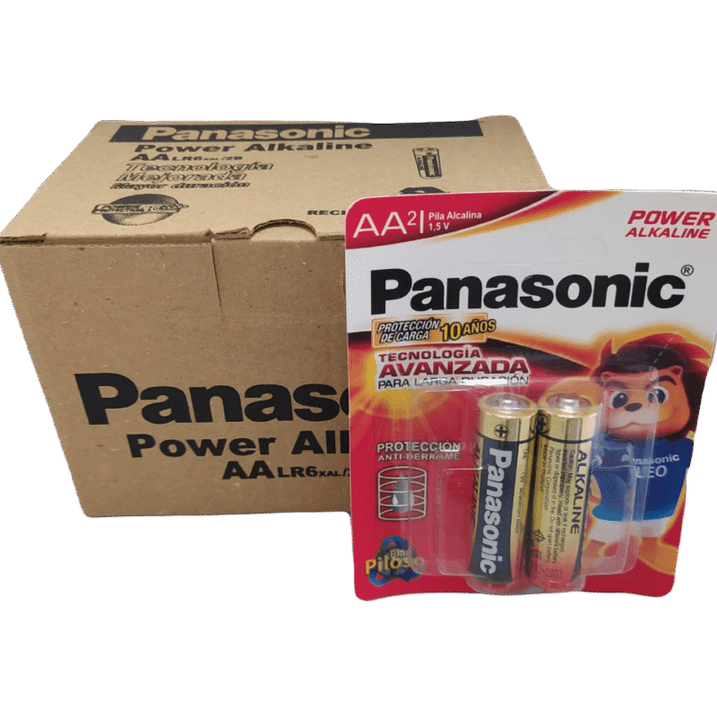 CAJA DE 10 BLÍSTER AA PANASONIC