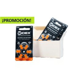 PROMOCIÓN CAJA PILA N°13 WIDEX AUDITIVA