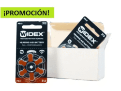 PROMOCIÓN CAJA PILA N°312 WIDEX AUDITIVA