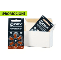PROMOCIÓN CAJA PILA N°312 WIDEX AUDITIVA