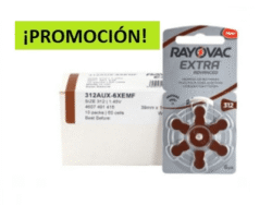 PROMOCIÓN CAJA PILA N°312 RAYOVAC AUDITIVA
