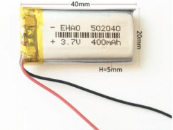 BATERIA LIPO 502040V 3.7V 400mAh